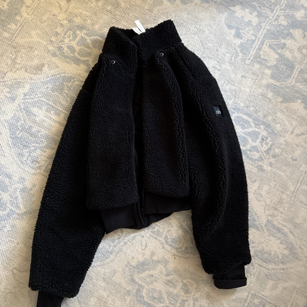 Alo Yoga Black Jacket View 2